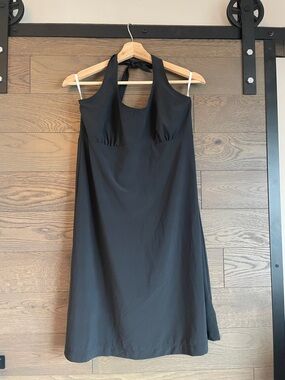 Black Columbia Halter Dress